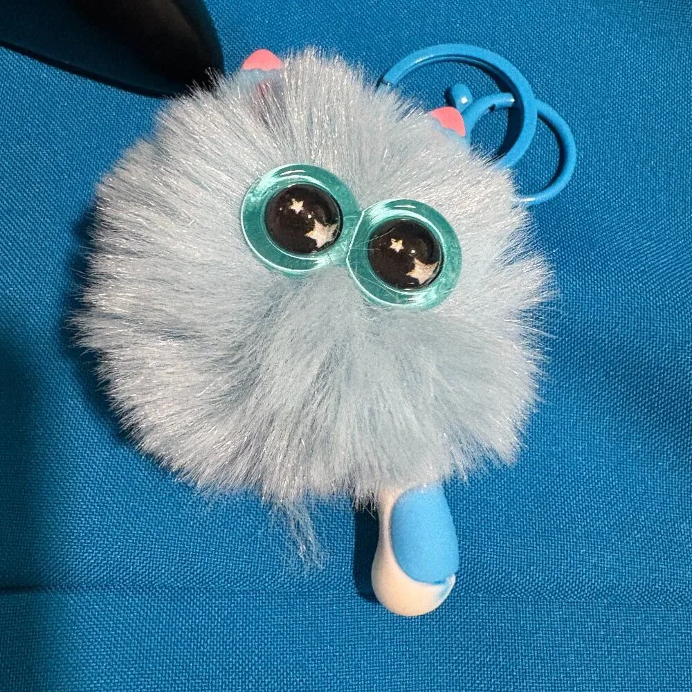 Cute Pom Pom Cat Phone Car Pendant Girl Key Chain Handbag Chain New